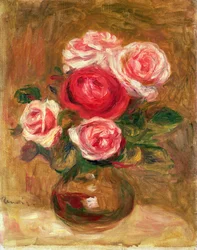Roses in a pot